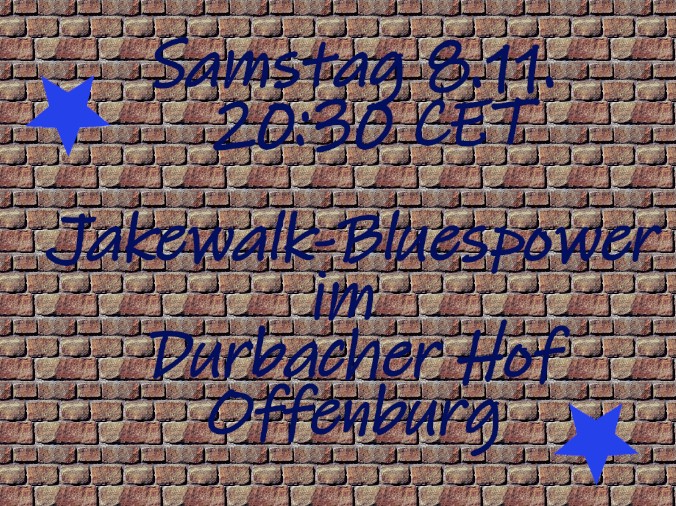 Jakewalk Bluesband in der Ortenau in Offenburg Info 2025